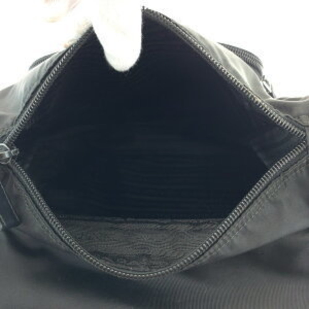 Prada Shoulder Nylon Black Triangular Tessuto Bag - image 8